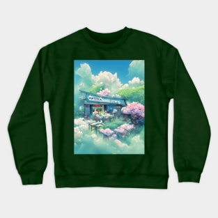 Japanese Cute High Tea Cafe Hopping Coffee Treats Lofi Chilling Hiphop Lover Crewneck Sweatshirt